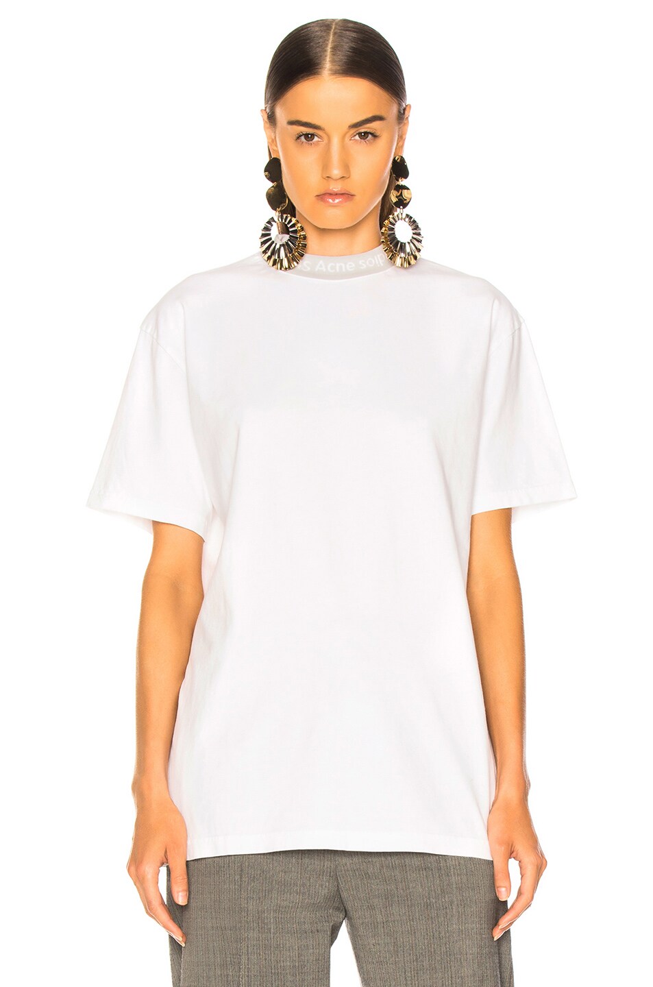 Acne Studios Gojina Tee in Optic White | FWRD