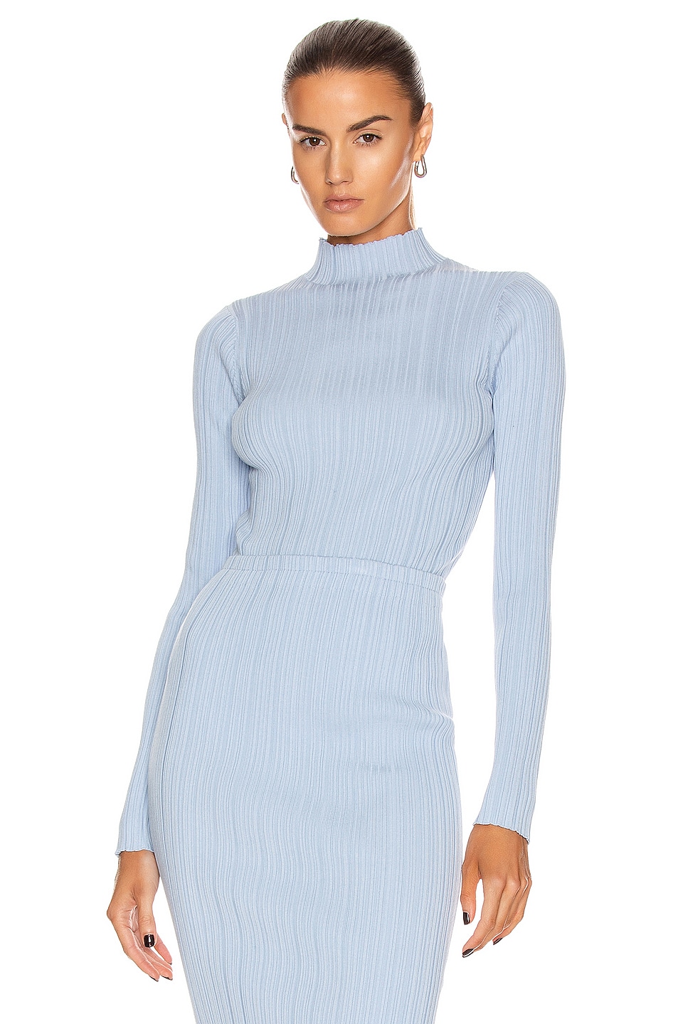 Image 1 of Acne Studios Knit Top in Ice Blue
