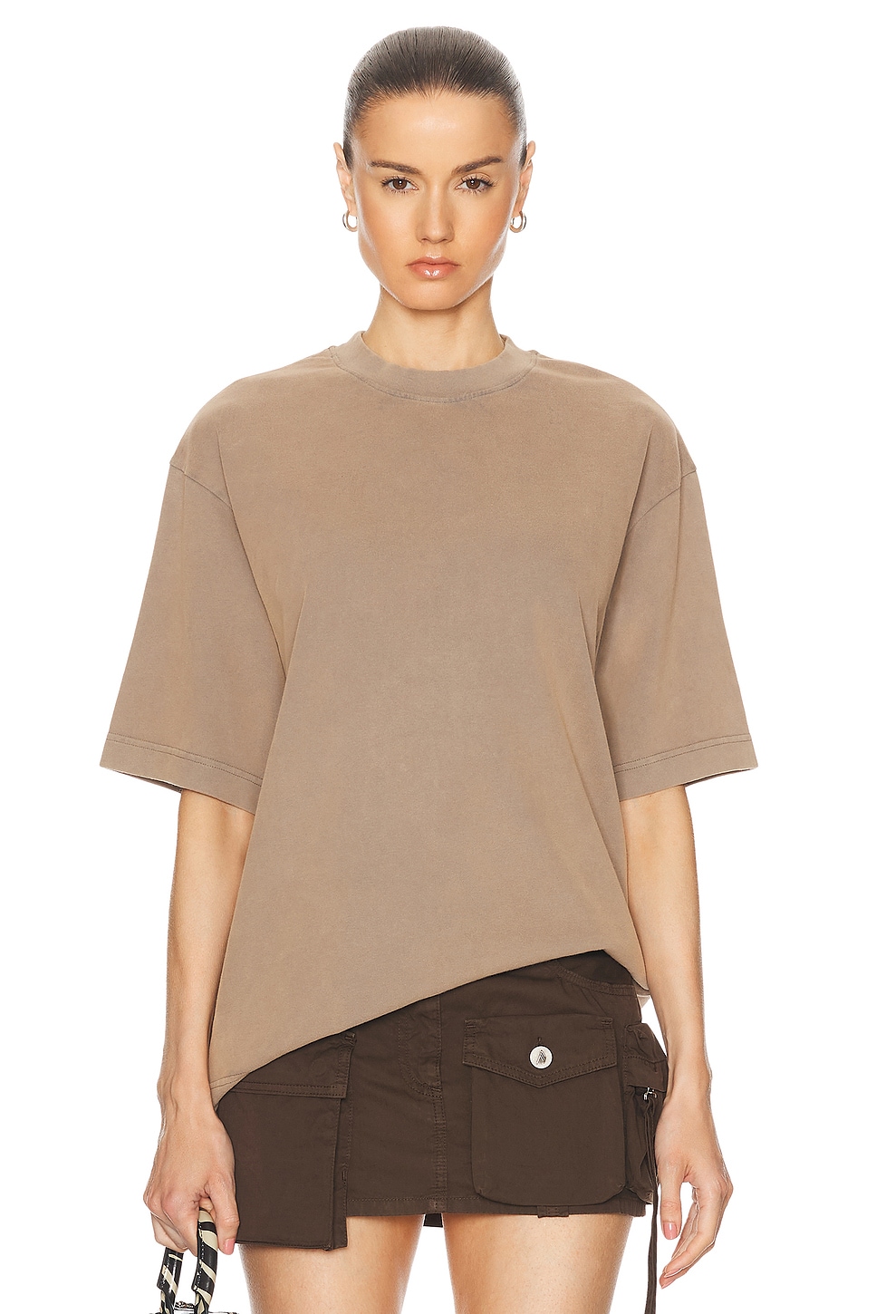 Image 1 of Acne Studios T Shirt in Taupe Brown