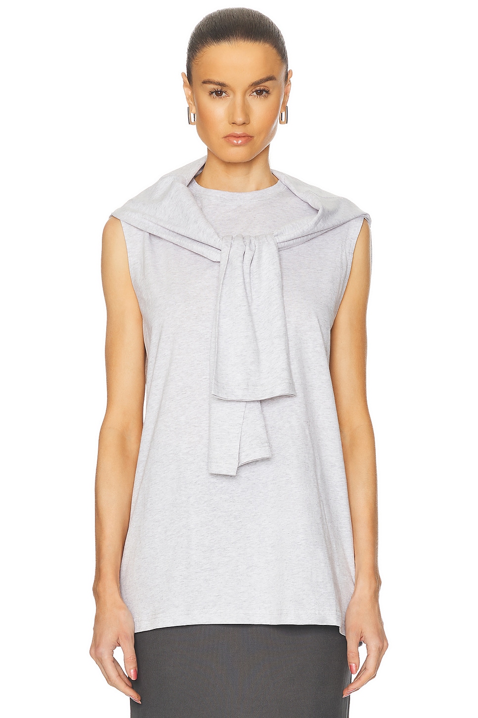 Emet Top in Light Grey