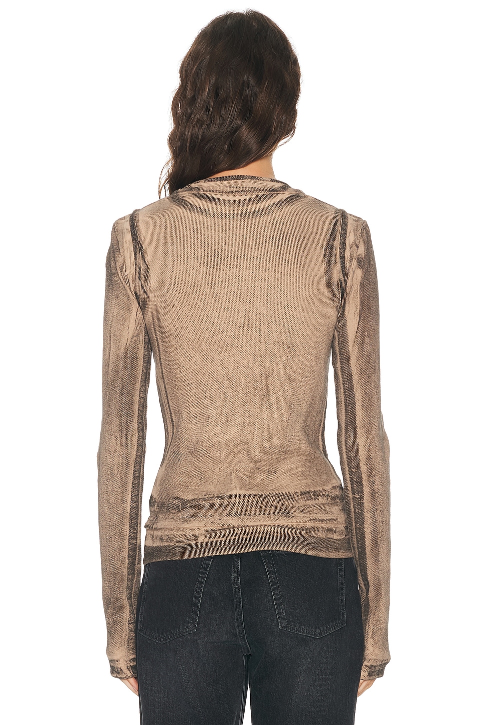 Acne Studios Elga Double Garment Print T-Shirt | Thumbnail 7