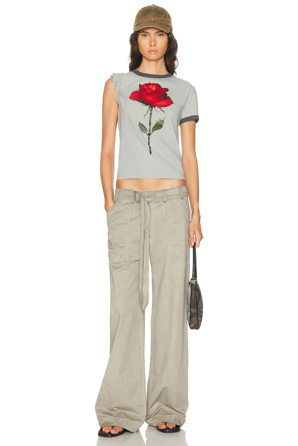 Acne Studios Etza Rose T-Shirt | Thumbnail 8