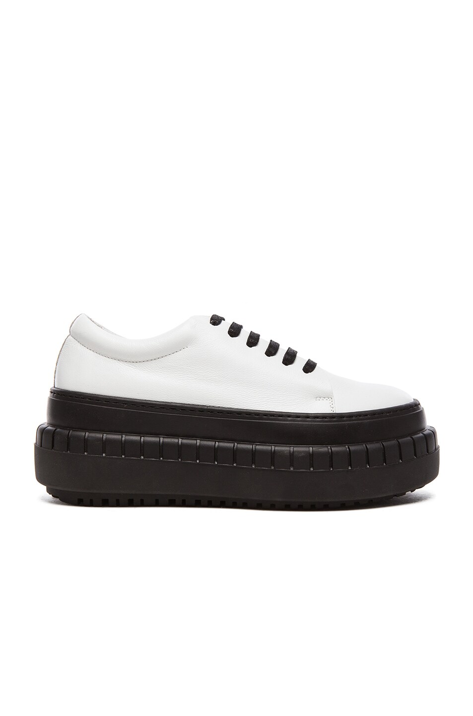 Image 1 of Acne Studios Saddy Platform Sneakers in White