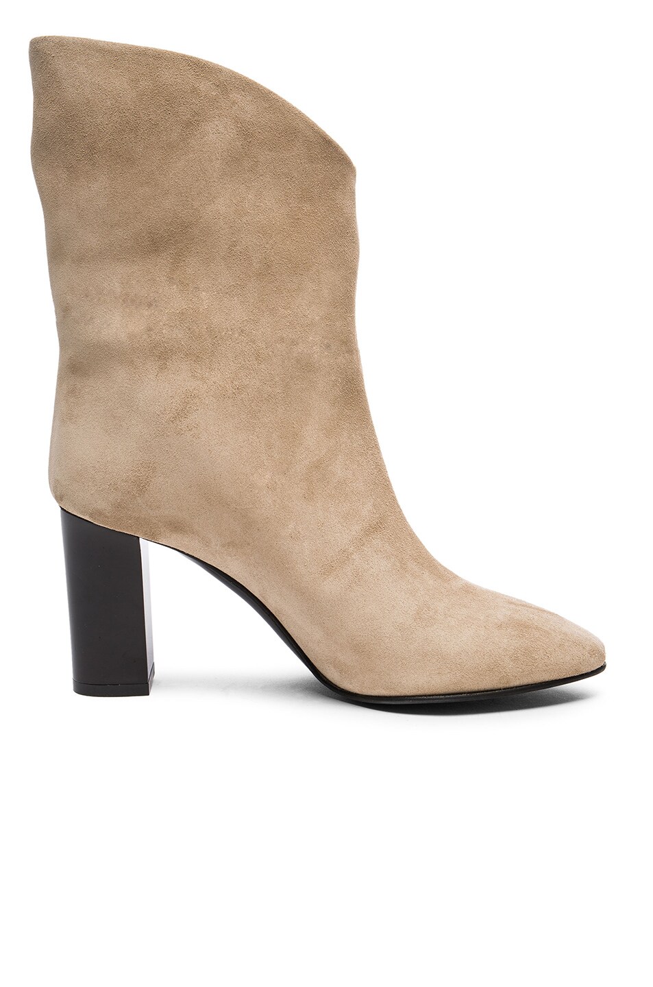 Image 1 of Acne Studios Suede Ava Boots in Natural