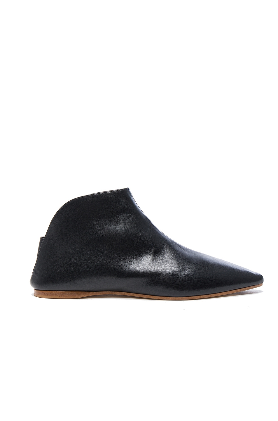 Image 1 of Acne Studios Leather Ame Booties in Black