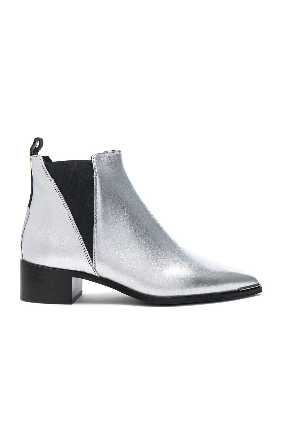 Image 1 of Acne Studios Jensen Leather Boots in Silver
