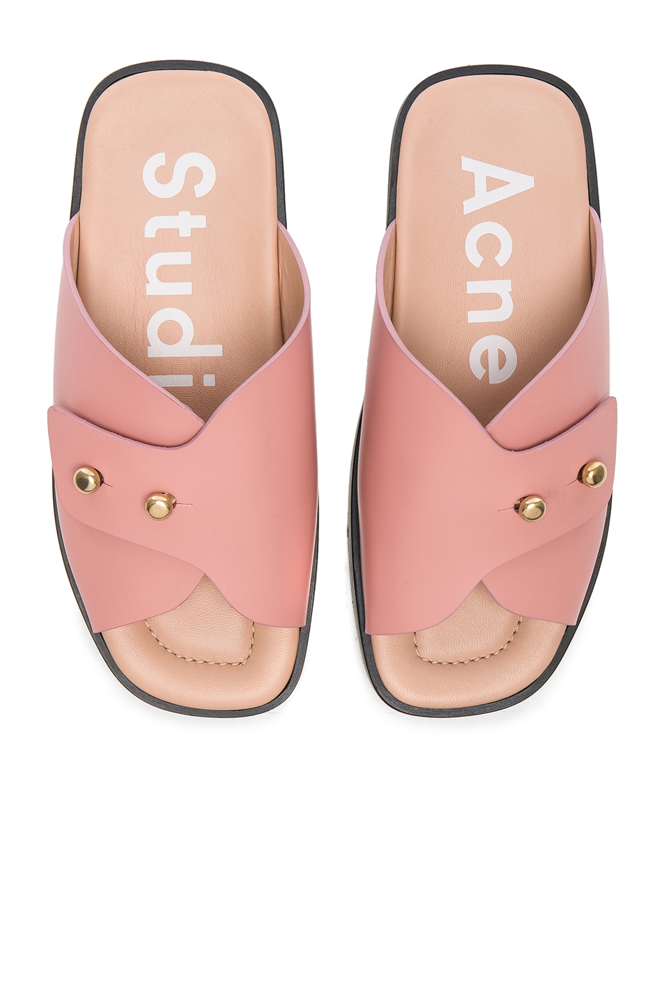 Image 1 of Acne Studios Leather Jilly Sandals in Pink