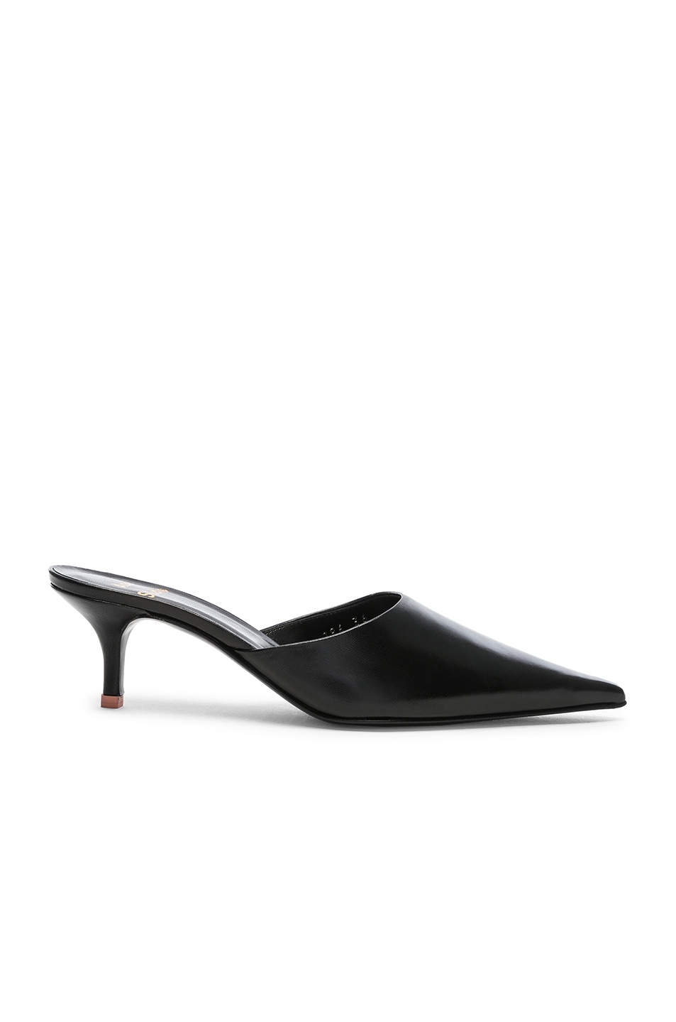 Image 1 of Acne Studios Leather Mules in Black