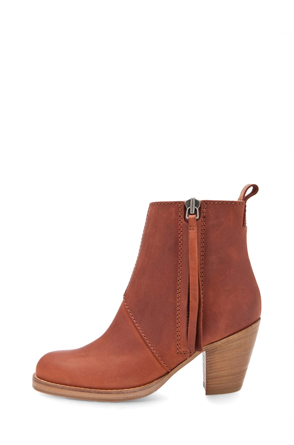red short booties
