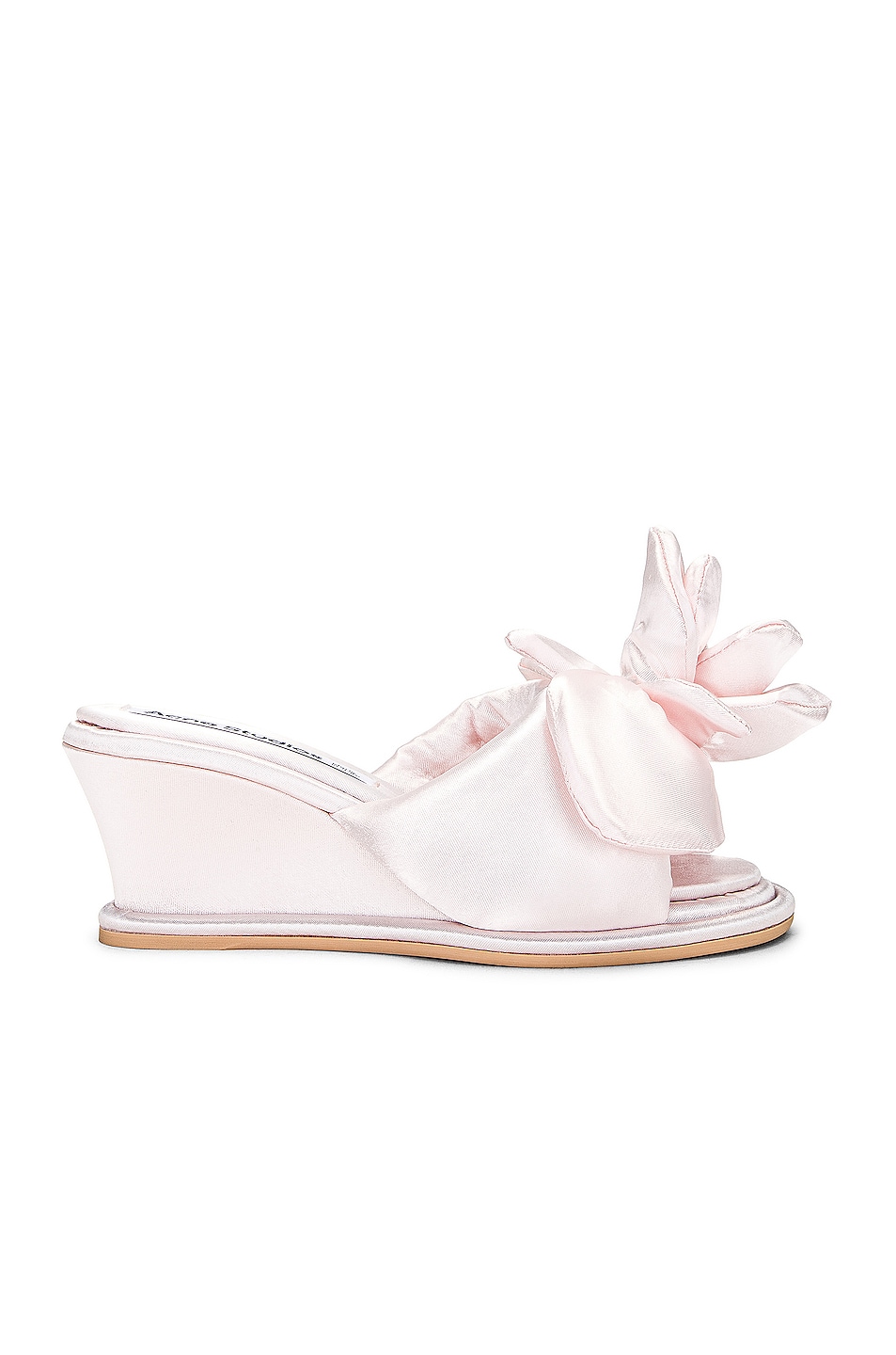 Image 1 of Acne Studios Satin Wedge in Pale Pink