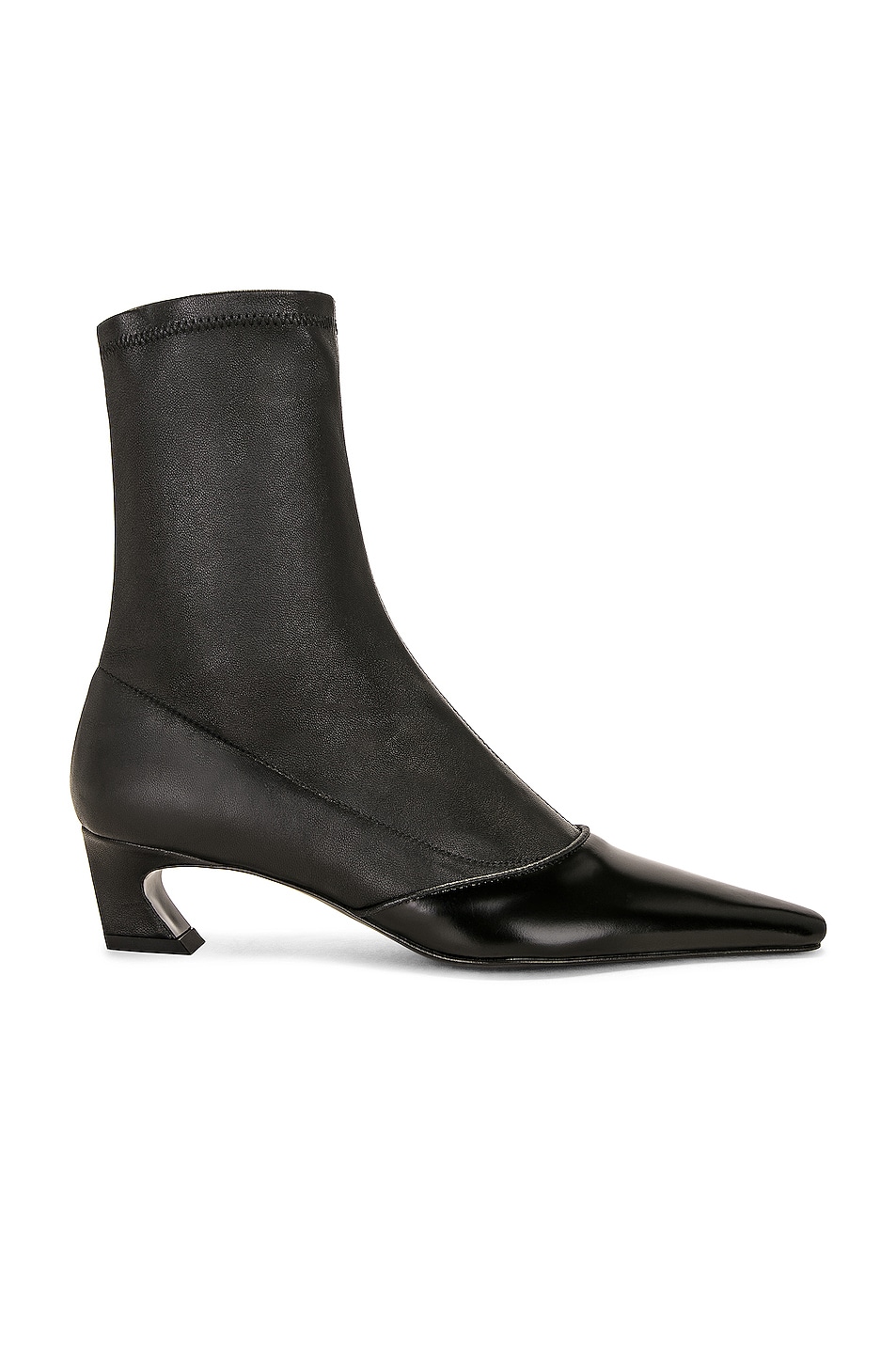 Image 1 of Acne Studios Pointed Toe Ankle Boot in Black