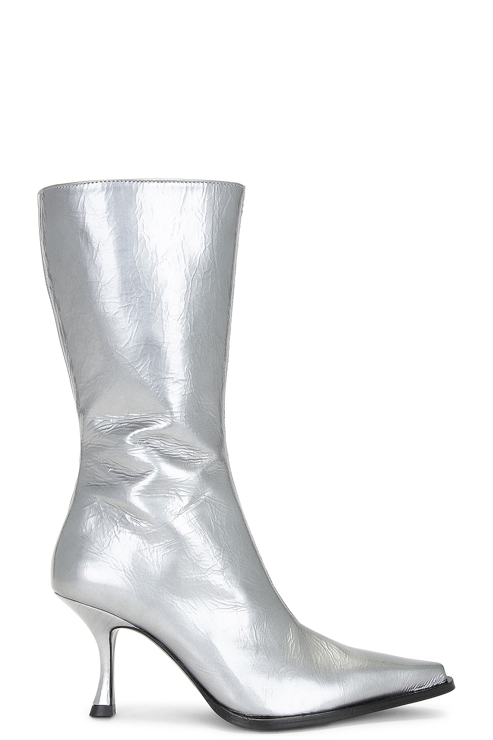 Image 1 of Acne Studios Pointed Toe Boot in Silver