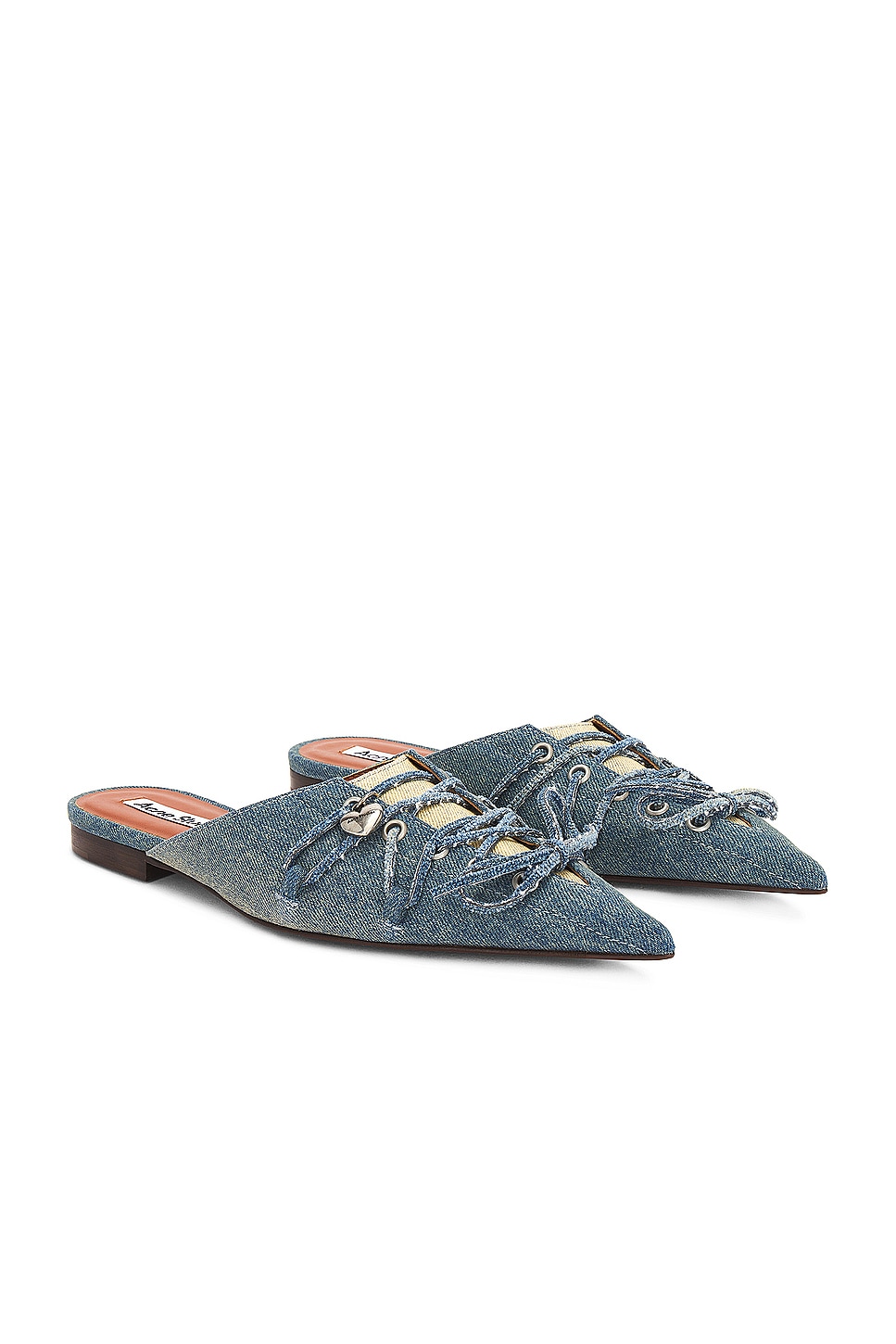 Image 1 of Acne Studios Pointed Slide in Dusty Blue