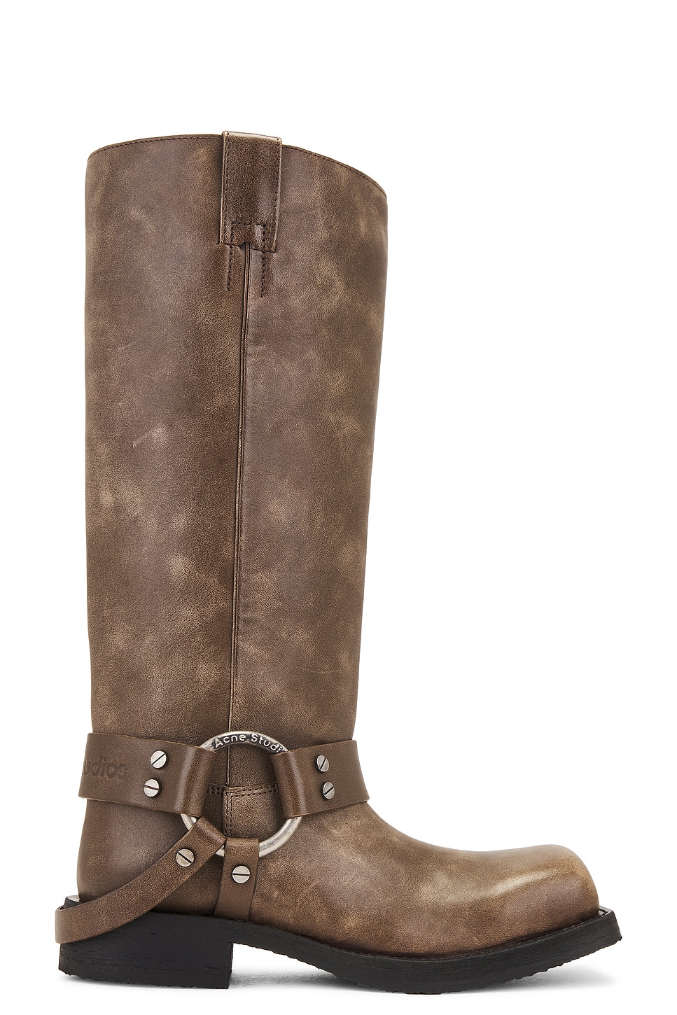 Image 1 of Acne Studios Motorcycle Boot in Greige