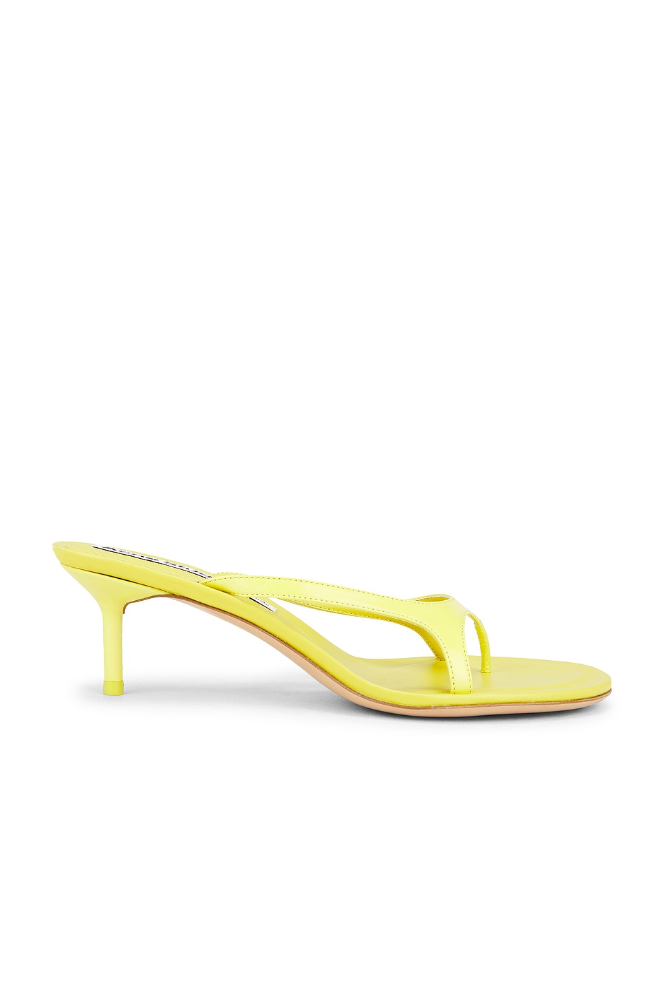 Mule Sandal in Yellow