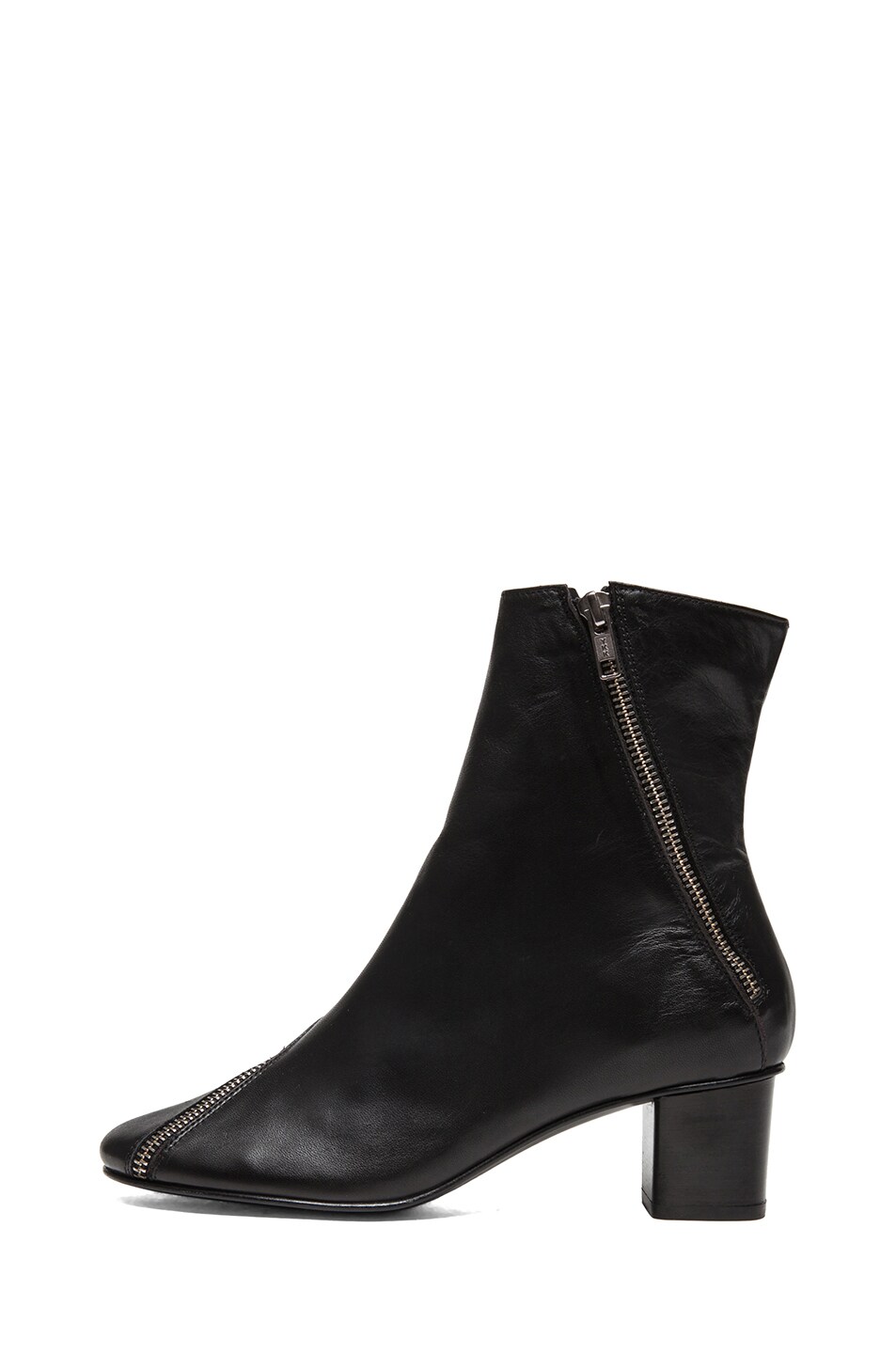 Image 1 of Acne Studios Malou Leather Boots in Black