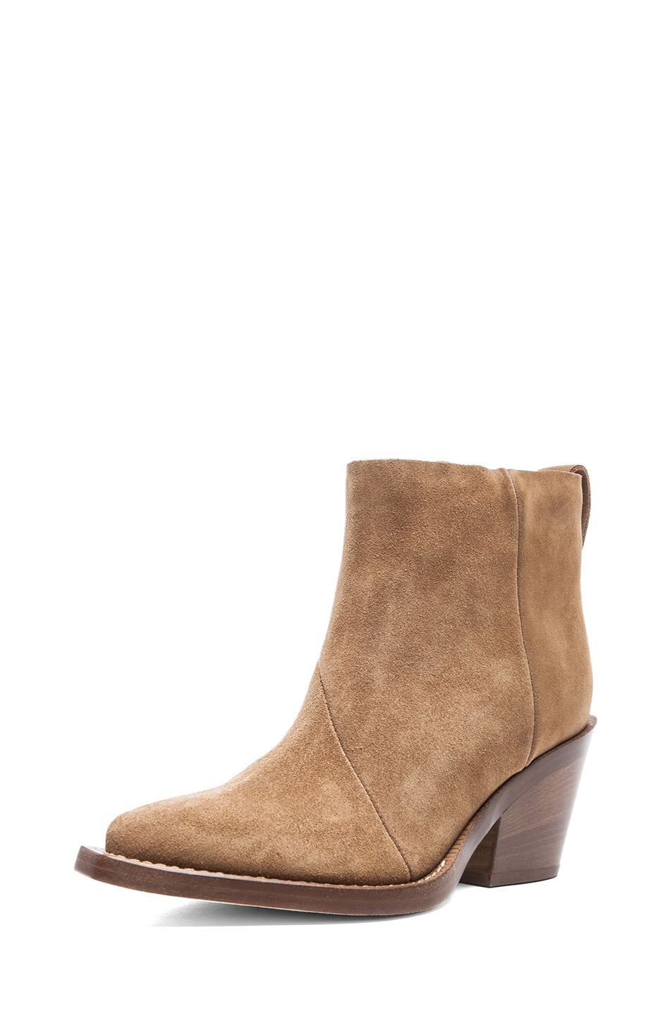 Acne Studios Donna Suede Boots in Mocca | FWRD