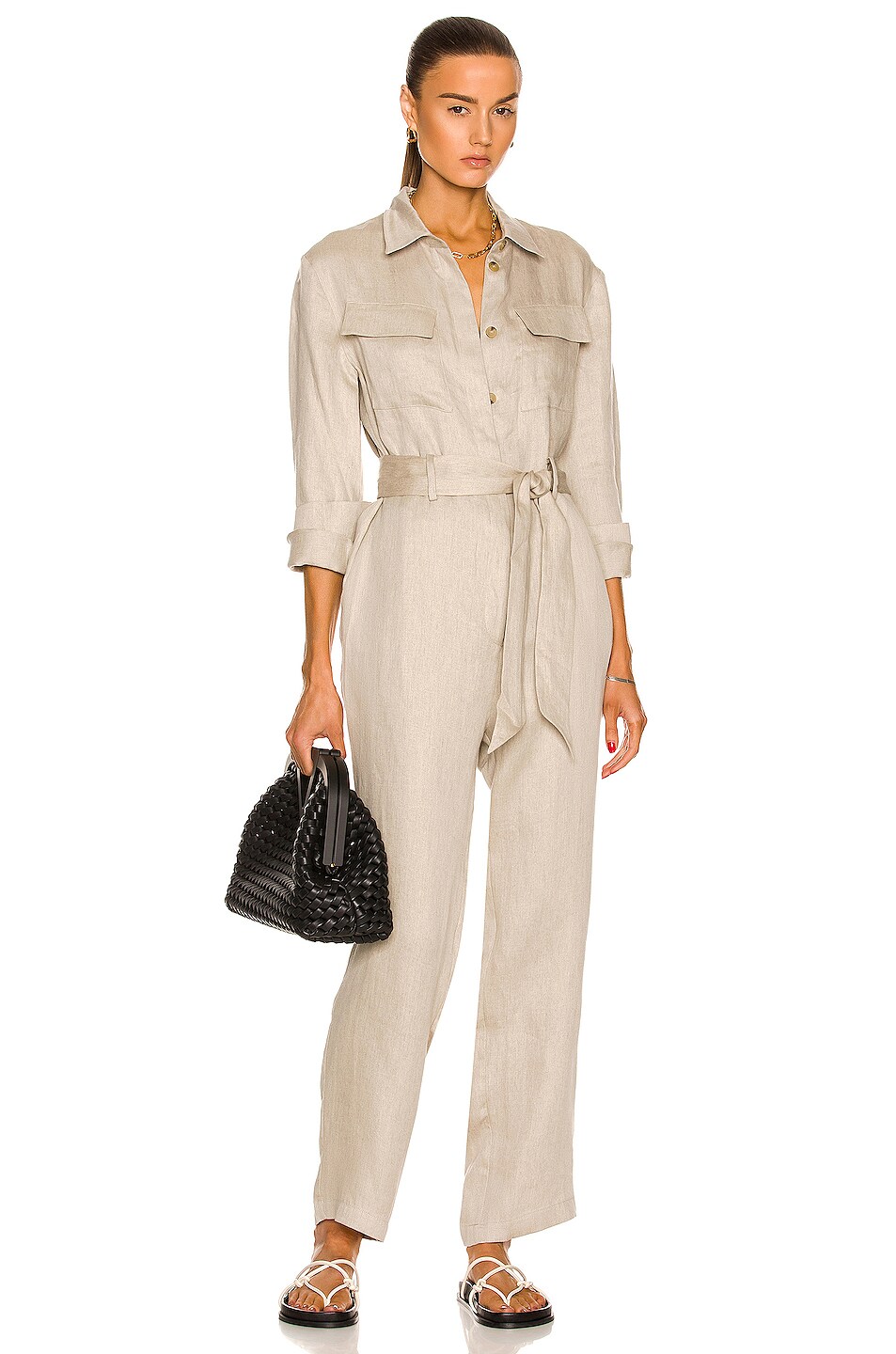 Image 1 of ASCENO The Antwerp Boiler Suit in Harvest
