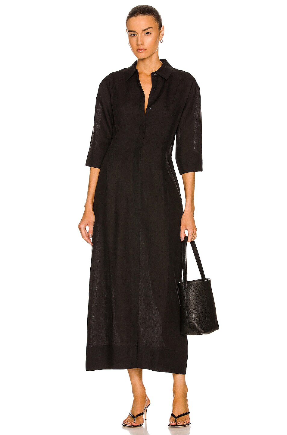 Image 1 of ASCENO The New York Dress in Black