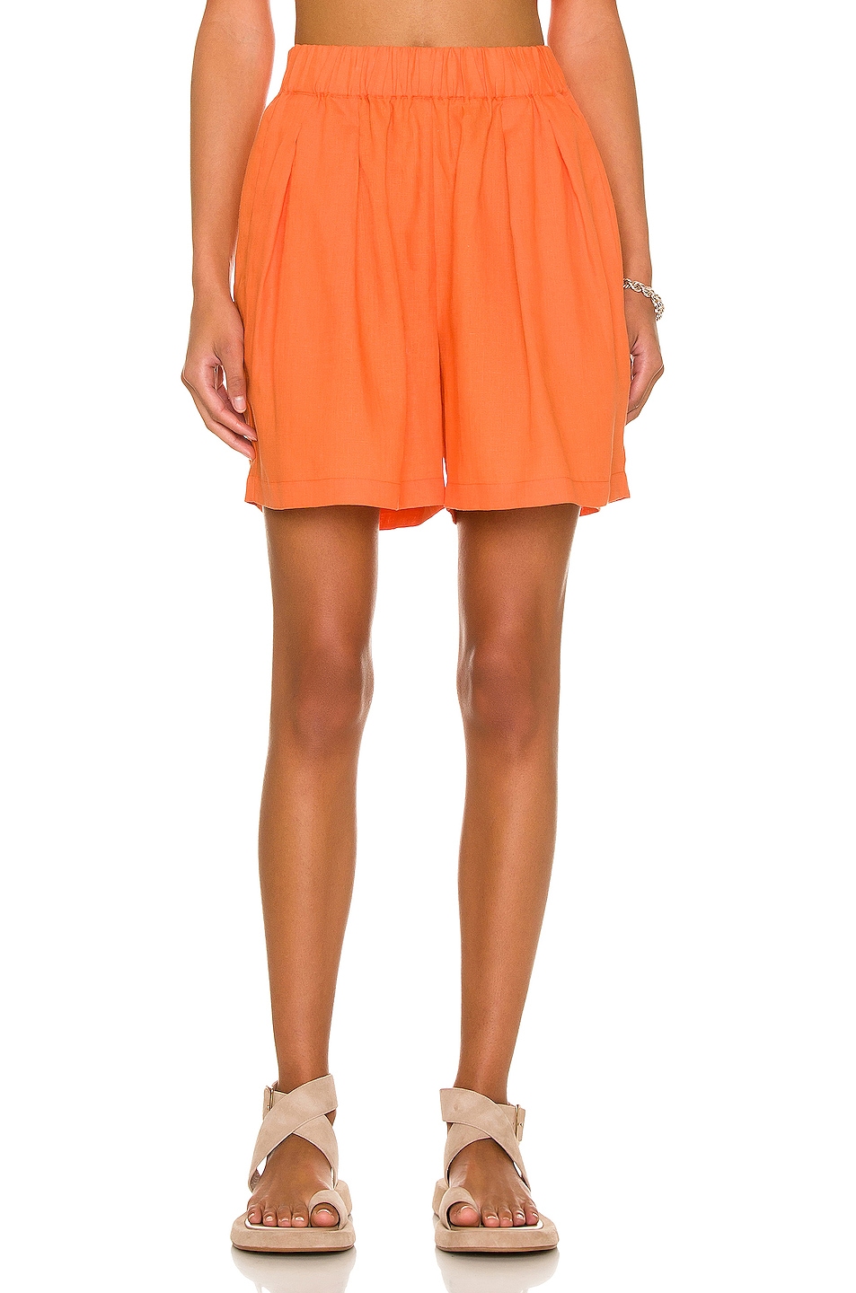 Image 1 of ASCENO The Zurich Short in Papaya