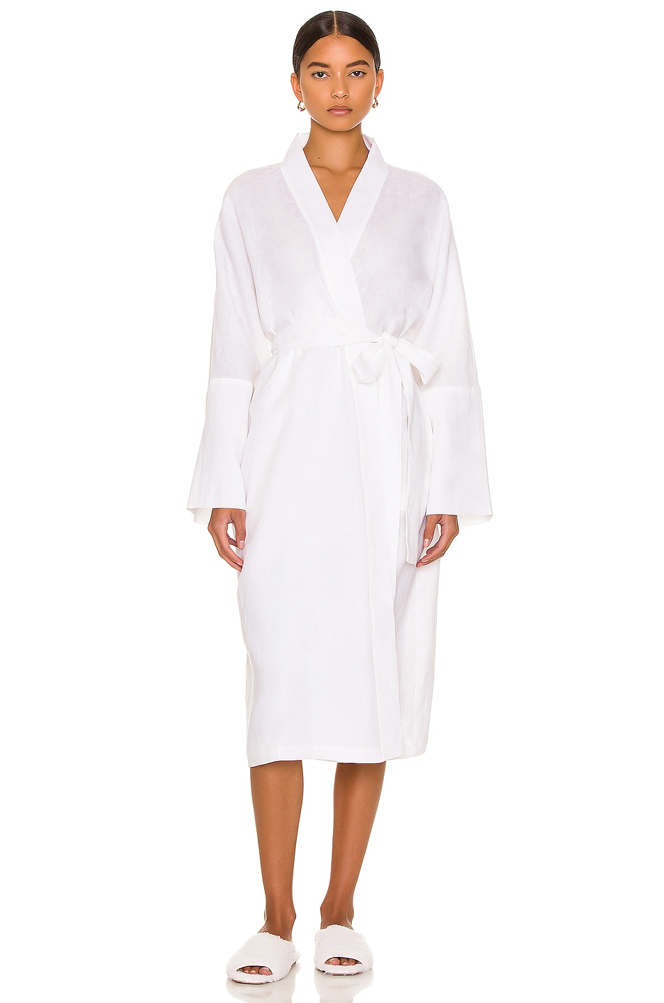 Image 1 of ASCENO The Athens Robe in White
