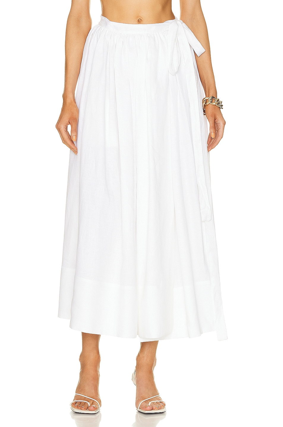 Image 1 of ASCENO Coco Skirt in Off White