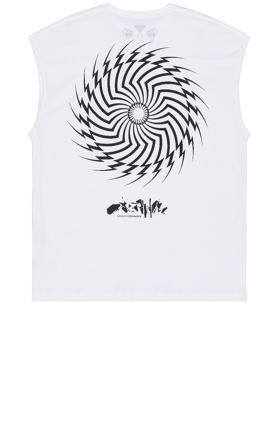Image 1 of Acronym S25-pr-c Pima Cotton Sleeveless T-shirt in White