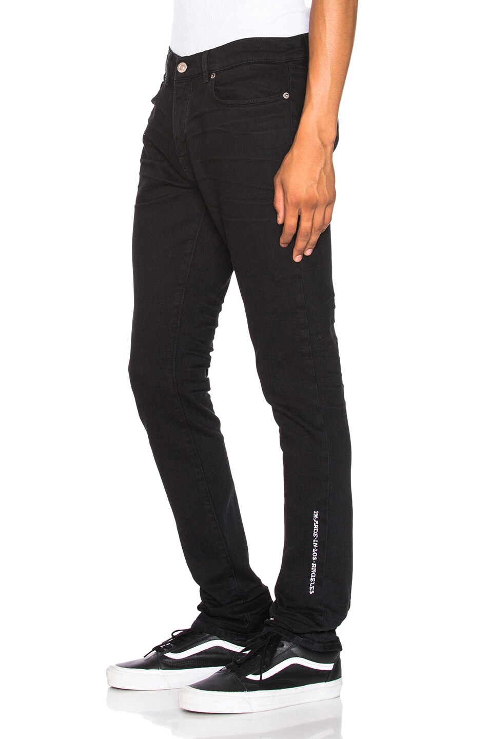 Image 1 of Adaptation Skinny Jeans in Goth