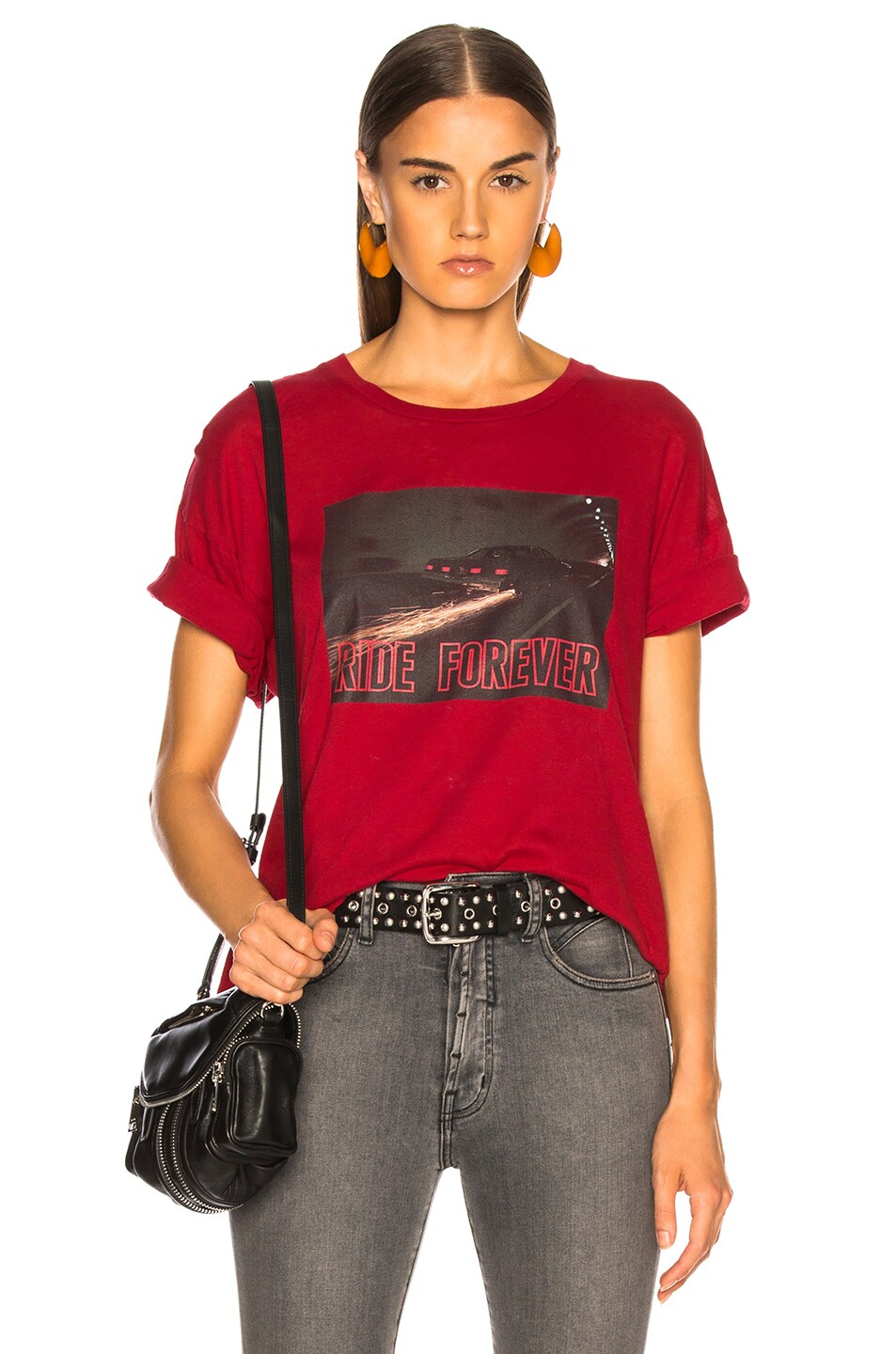Image 1 of Adaptation Ride Forever Tee in Cherry