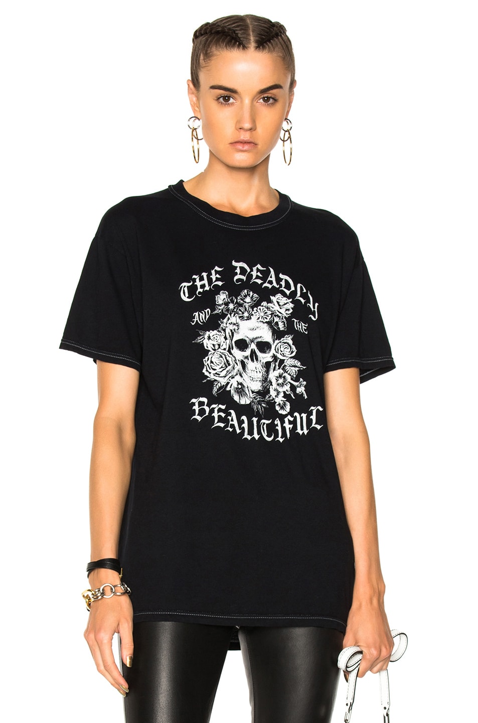 Image 1 of Adaptation Deadly Vintage Tee in Black