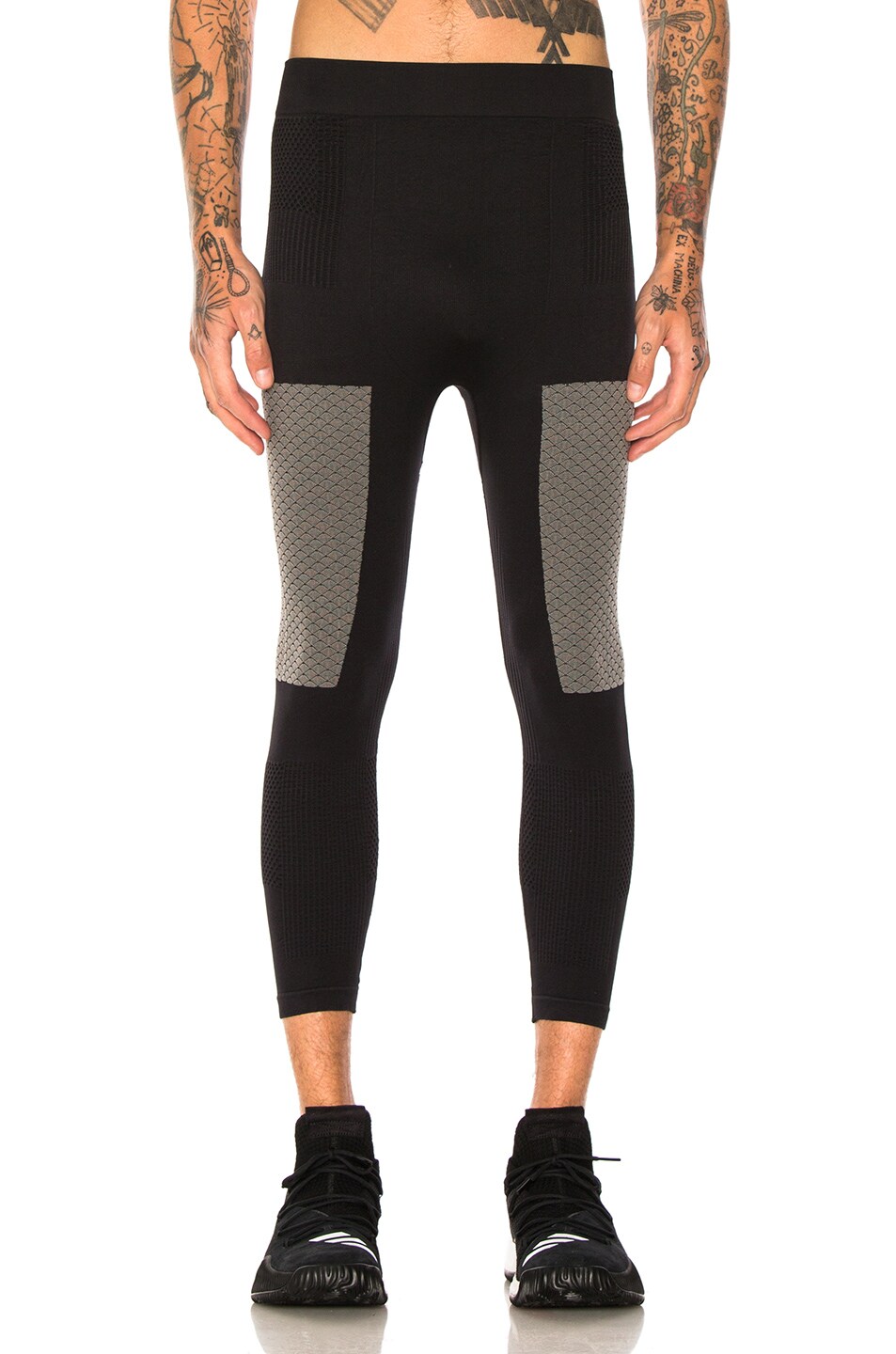Image 1 of adidas Day One Compression Tights in Black