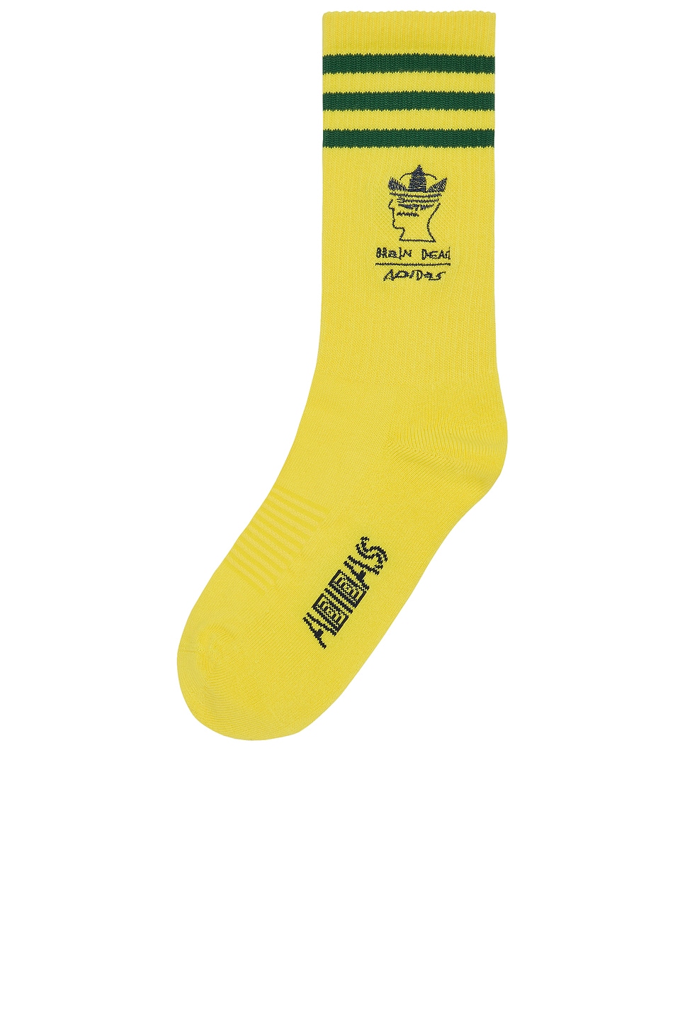 x Brain Dead Tube Socks in Yellow