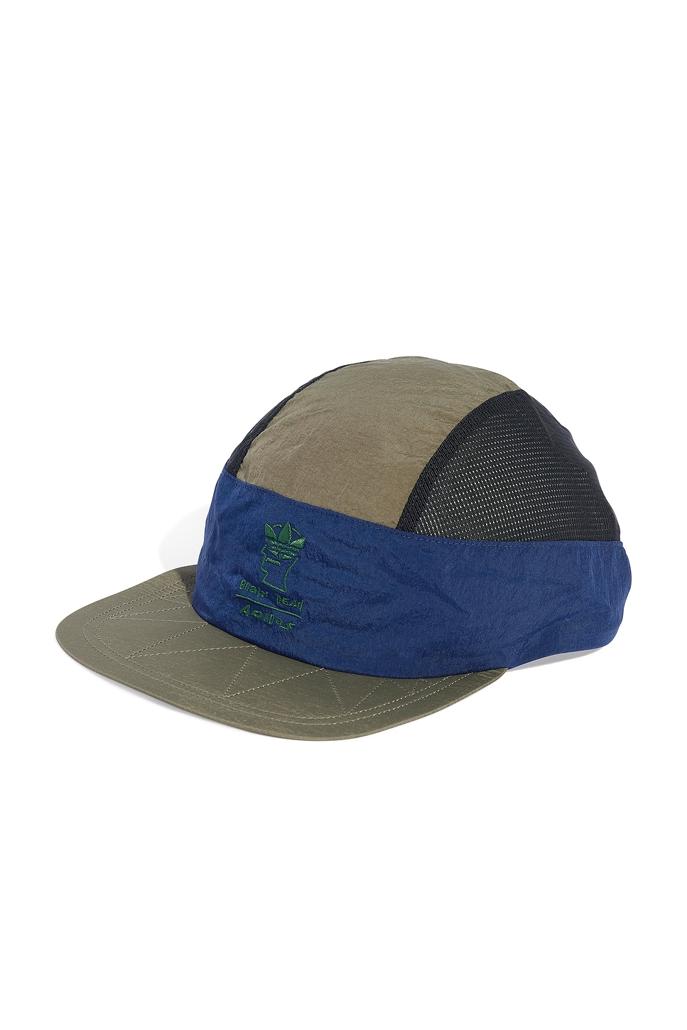 x Brain Dead Panel Mesh Cap in Brown