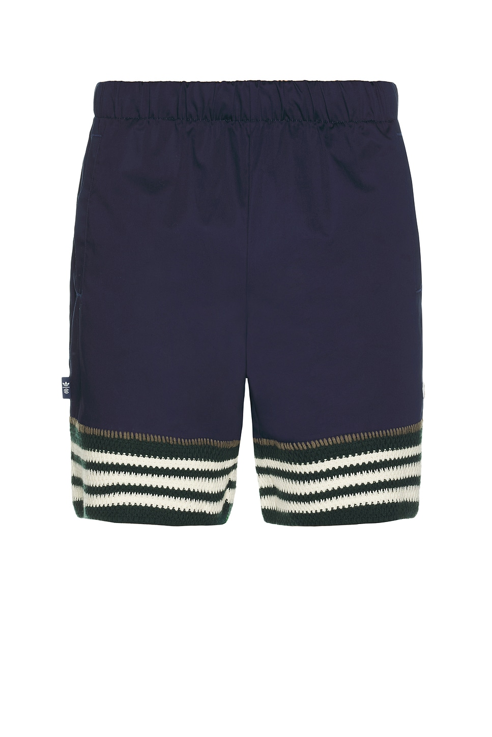 Image 1 of adidas Originals x Clot Woven Track Shorts in Navy