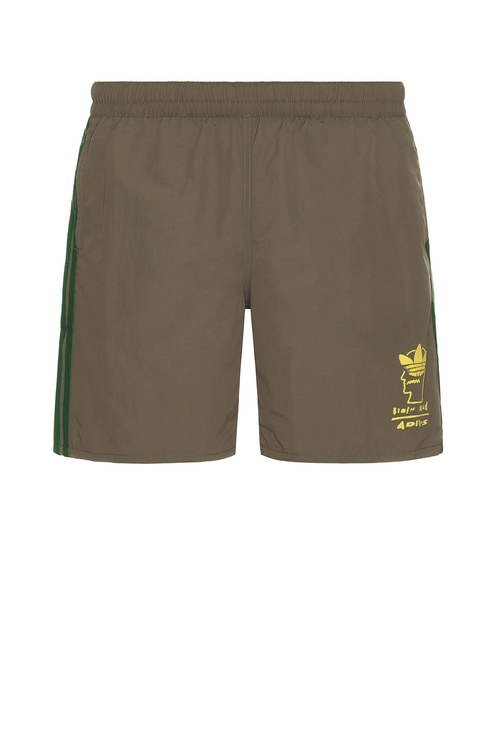 Image 1 of adidas Originals x Brain Dead Shorts in Branch