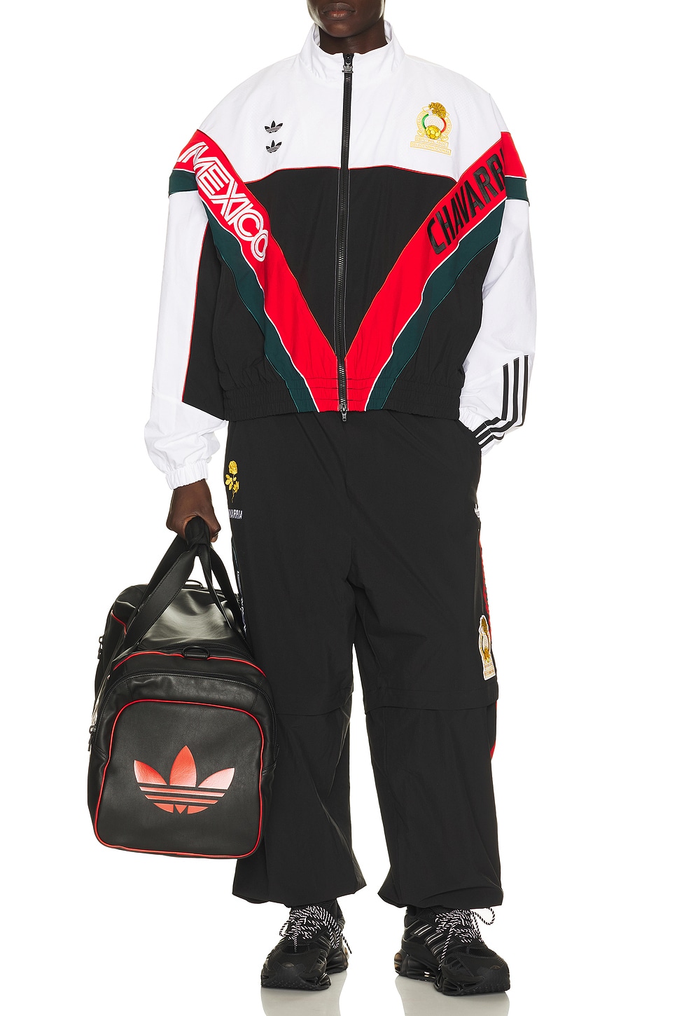 adidas Originals x Willy Chavarria Oversized Anthem Track Pant | Thumbnail 14 adidas Originals x Willy Chavarria Oversized Anthem Track Pant | Thumbnail 14