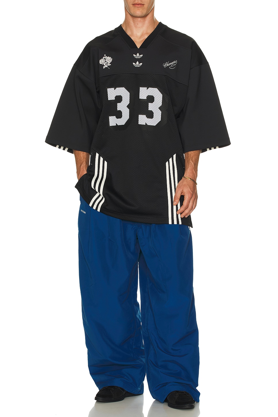 Image 1 of adidas Originals x Willy Chavarria Woven Track Pant in Blue