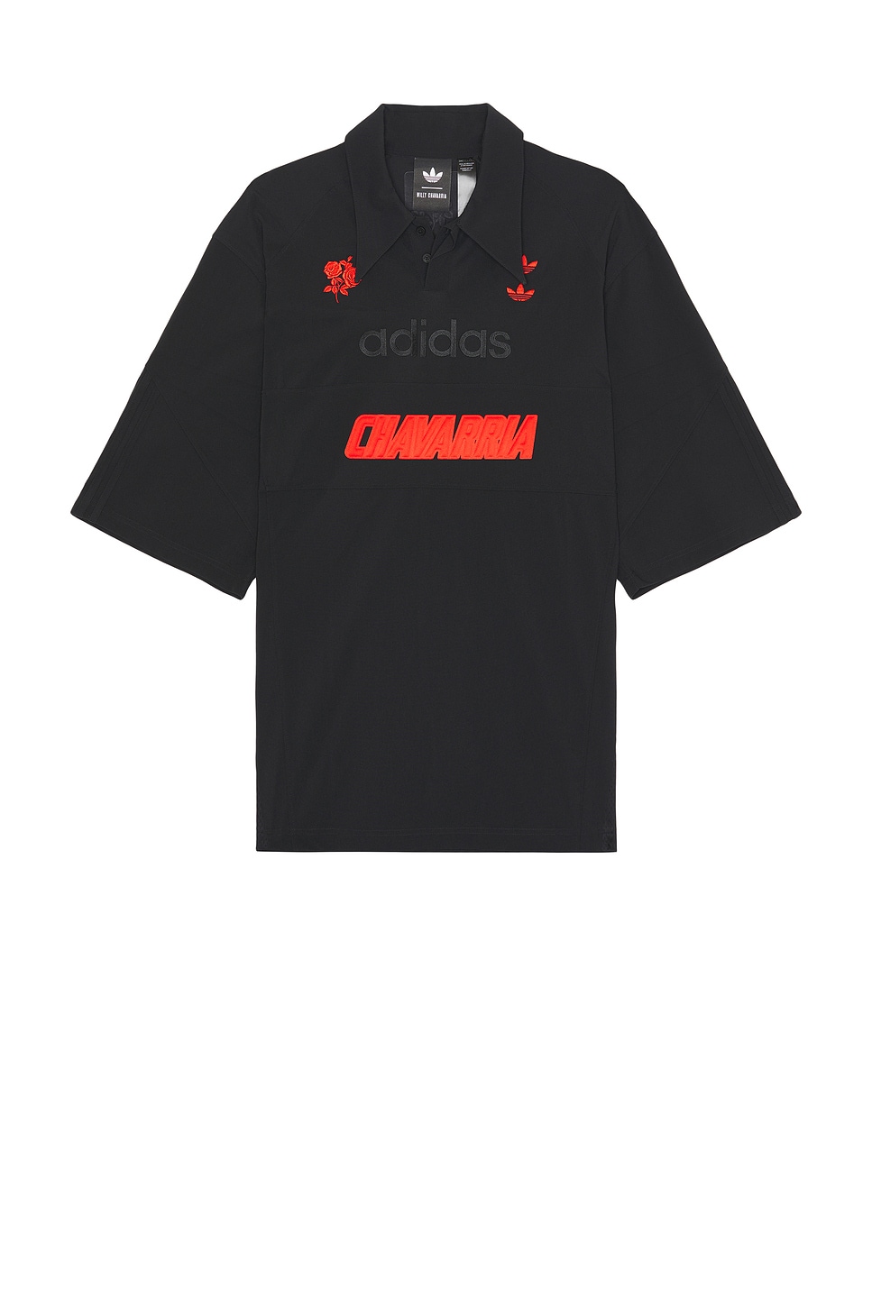 x Willy Chavarria Polo Shirt in Black
