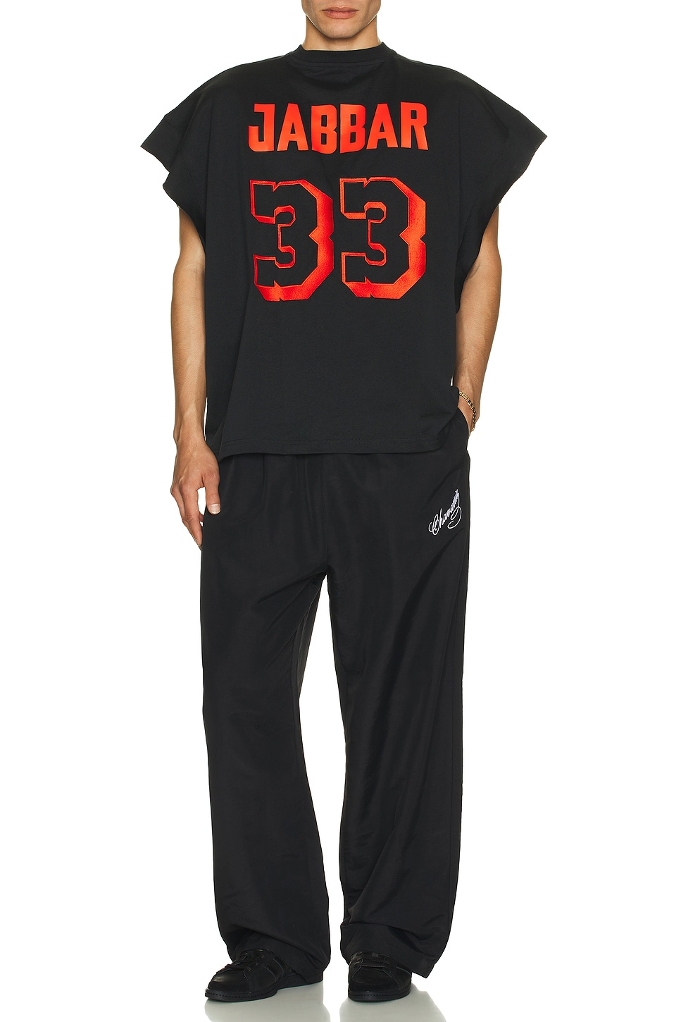 Image 1 of adidas Originals x Willy Chavarria Muscle T-Shirt in Black