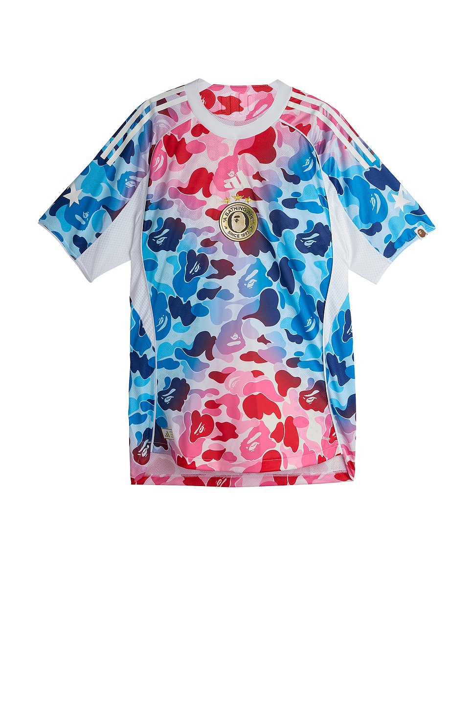 Image 1 of adidas Originals x Bape Jersey in Blue