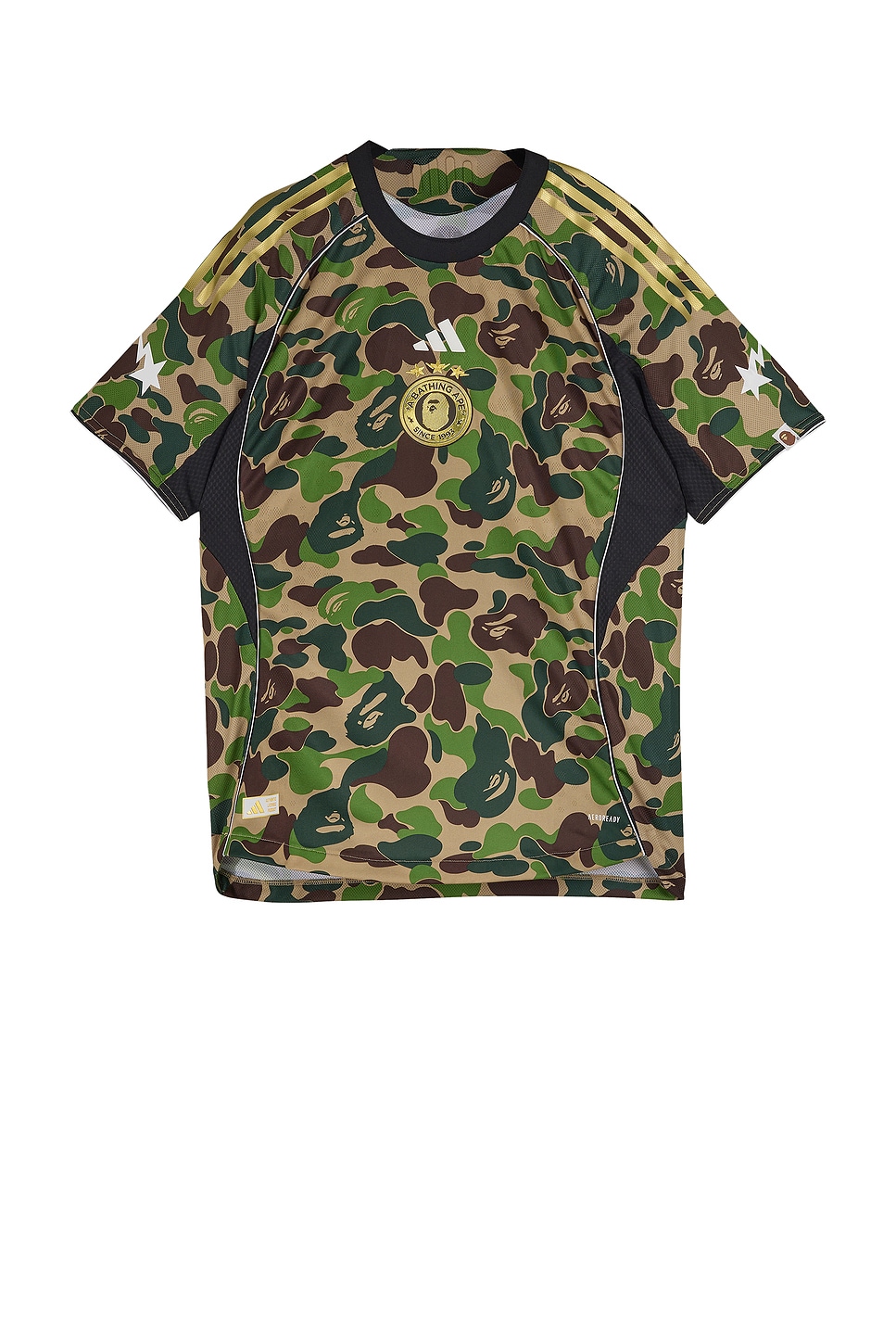 Image 1 of adidas Originals x Bape Jersey in Green