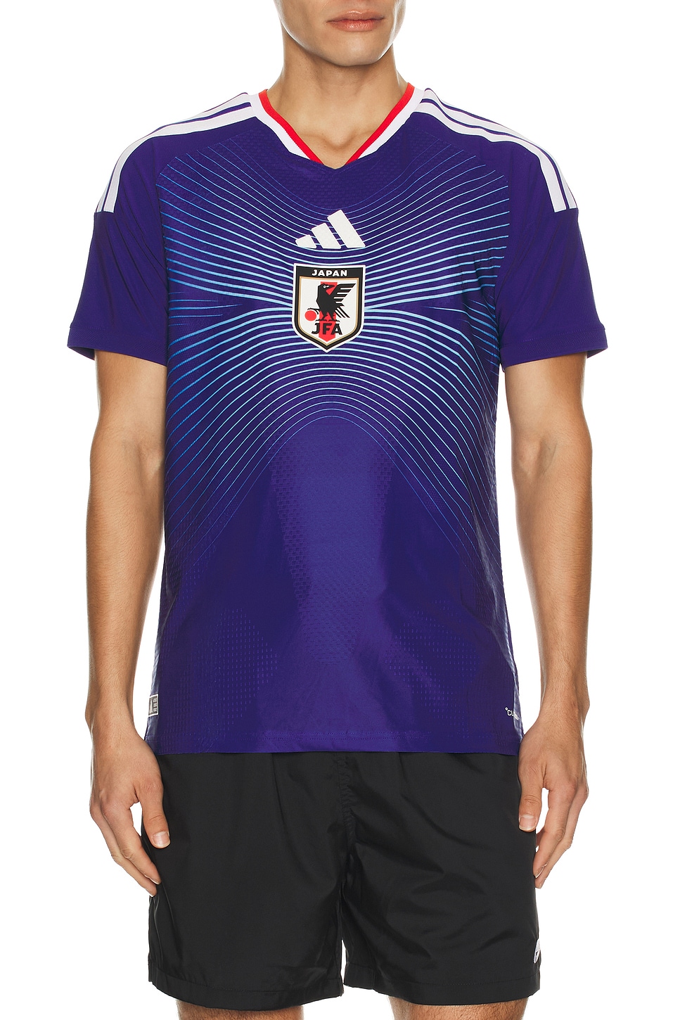 Image 1 of adidas Originals JFA Japan 26 27 Home World Cup Jersey in Japan Blue & Ash Blue