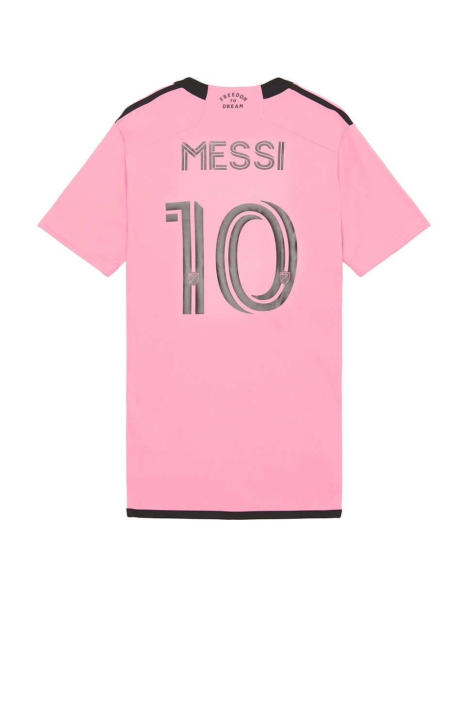 Image 1 of adidas Originals Messi Jersey Tee in Easy Pink