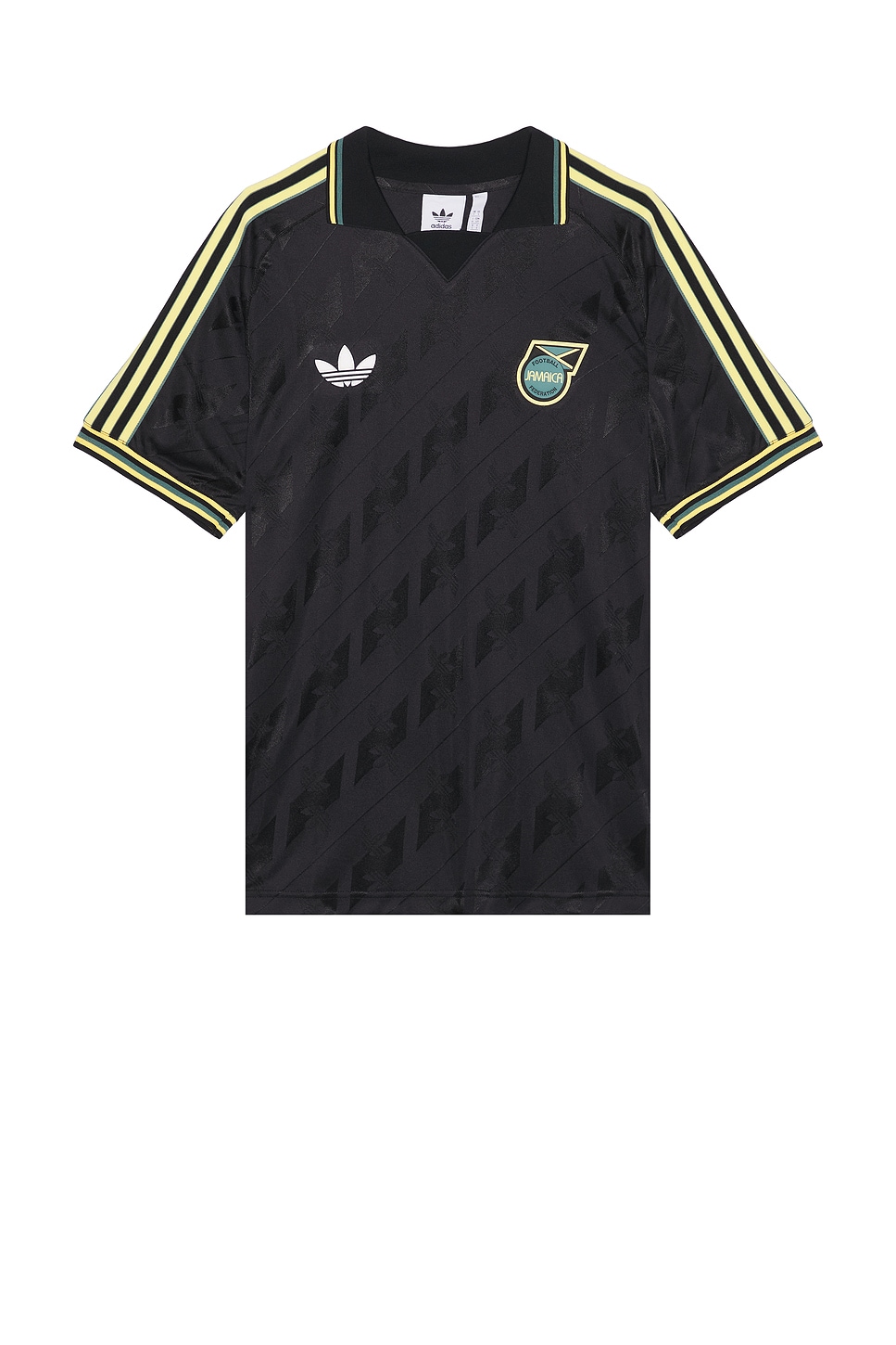 Jamaica Football Federation Polo in Black