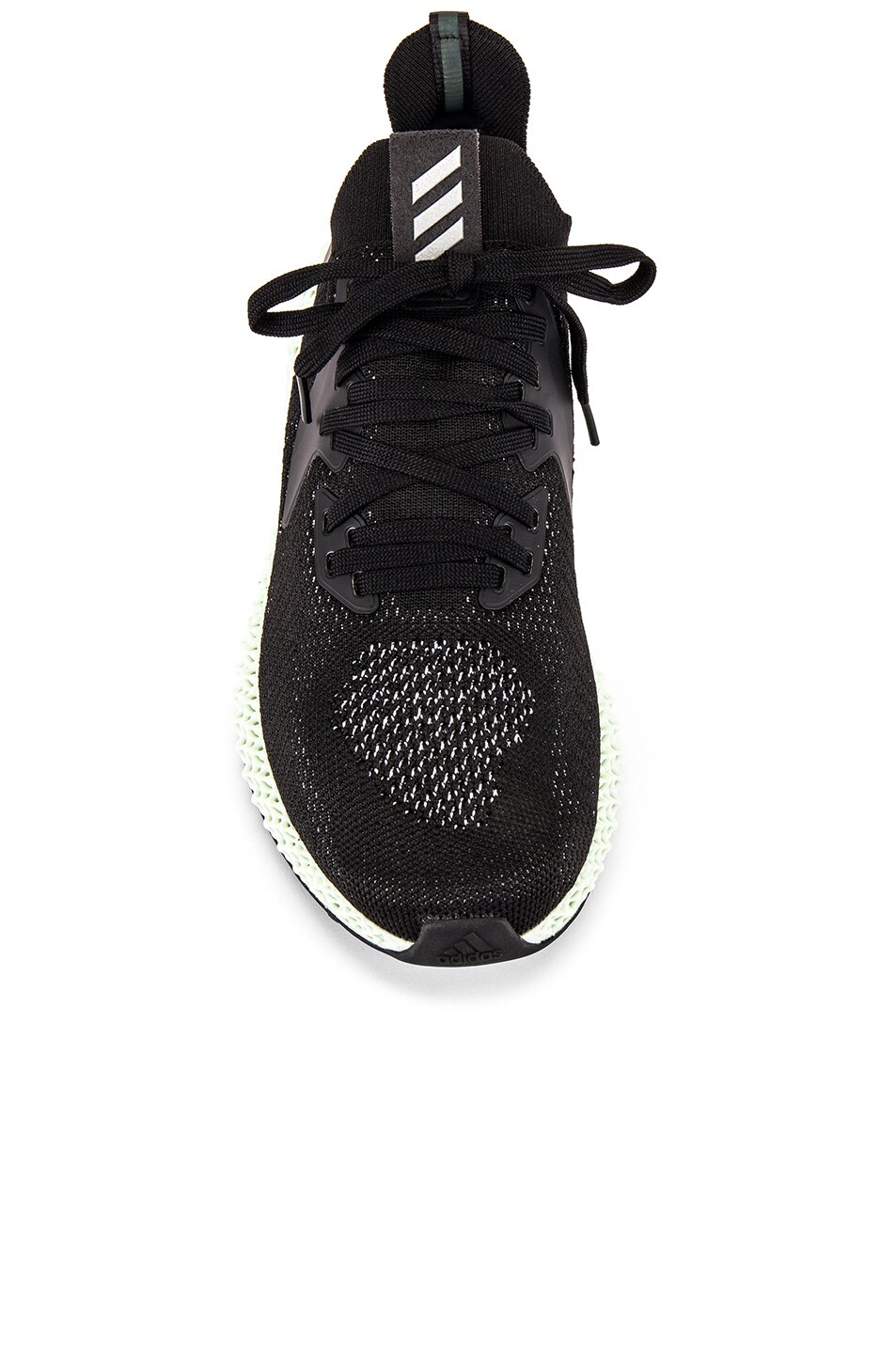 adidas Originals Alpha Edge 4D Sneaker in Core Black & FTW White & Core Black | FWRD