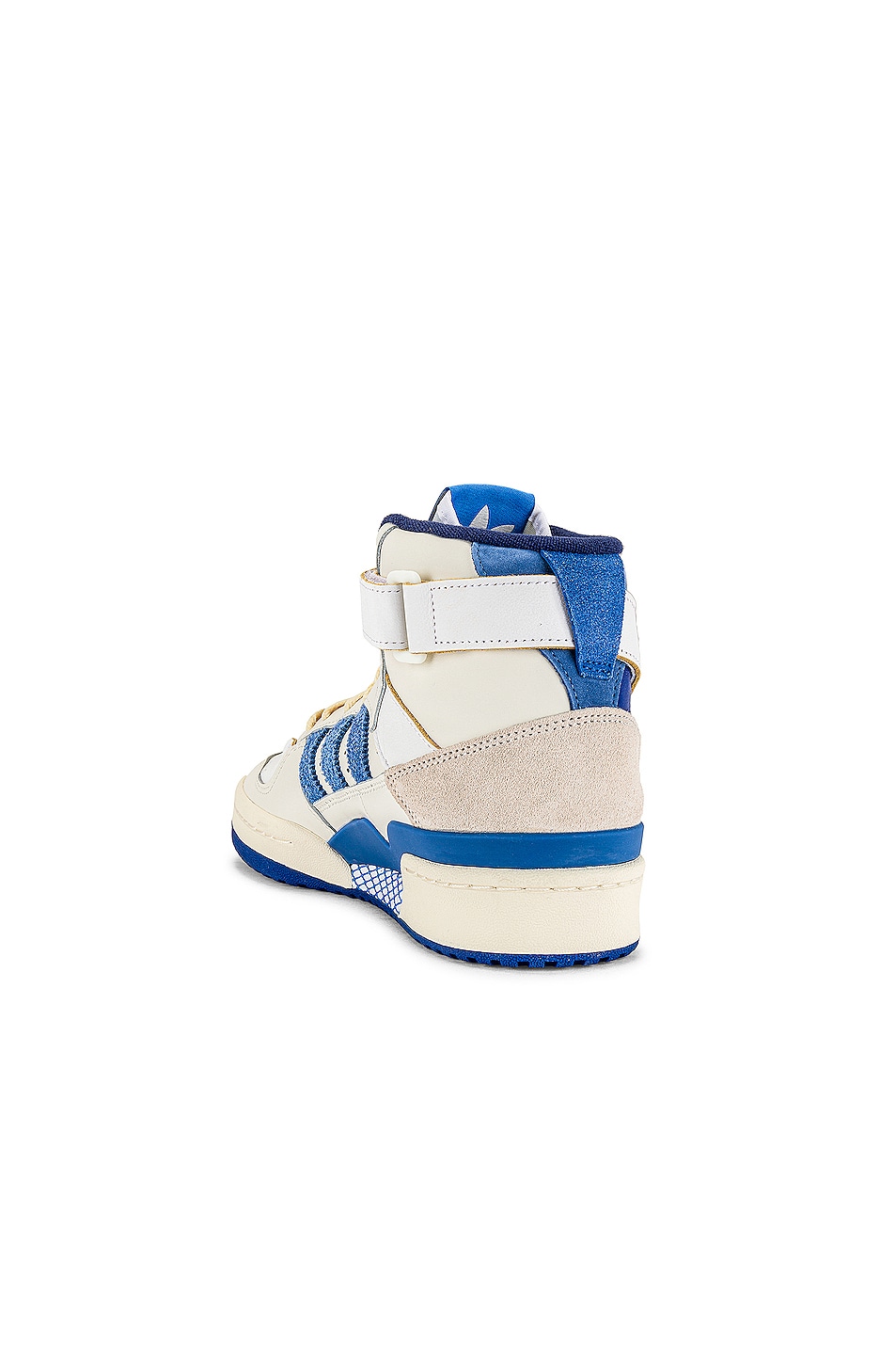 adidas forum 84 high blue thread off white