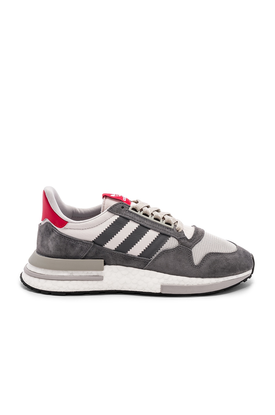 Image 1 of adidas Originals ZX 500 RM in Grey Four & White & Scarlet