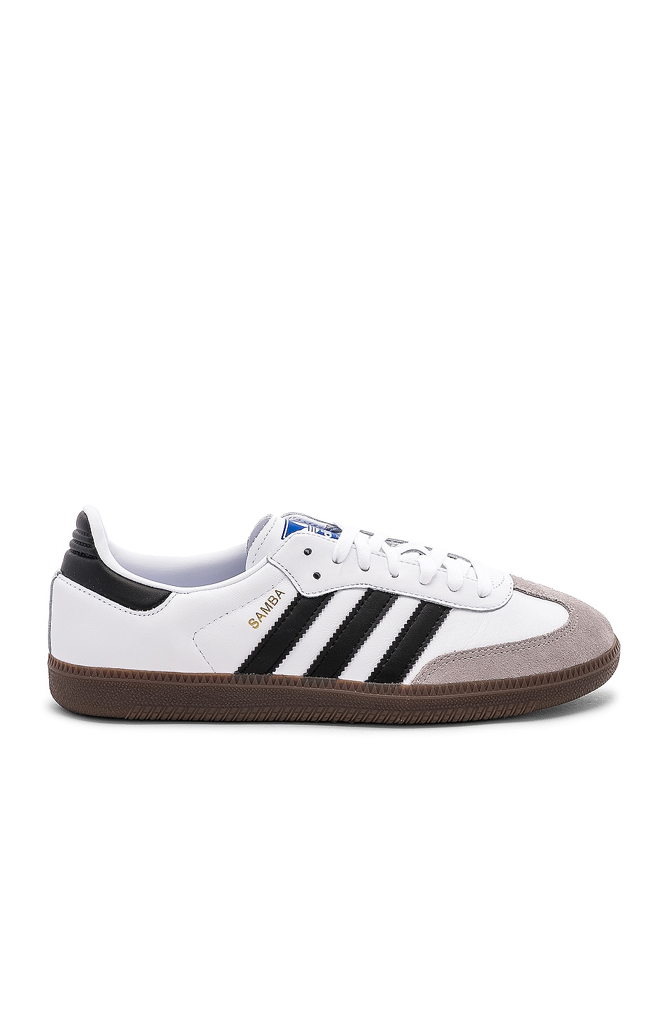 Image 1 of adidas Originals Samba in White, Black, & Clear Granite