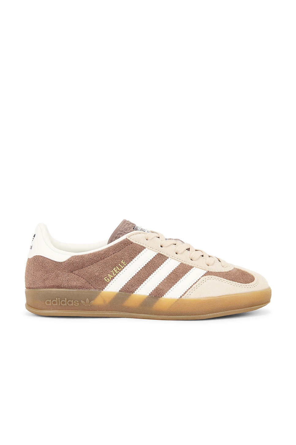 Image 1 of adidas Originals Gazelle Indoor in Taupe & Grey