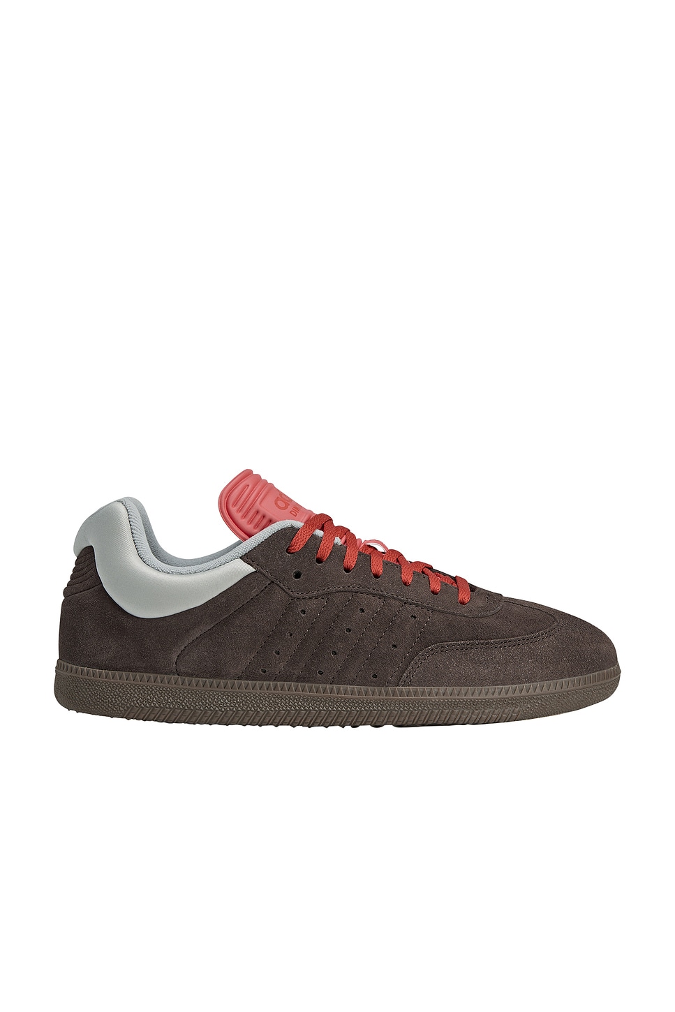 Image 1 of adidas Originals X Dingyun Zhang Samba Sneaker in Brown Oxide & Surf Red